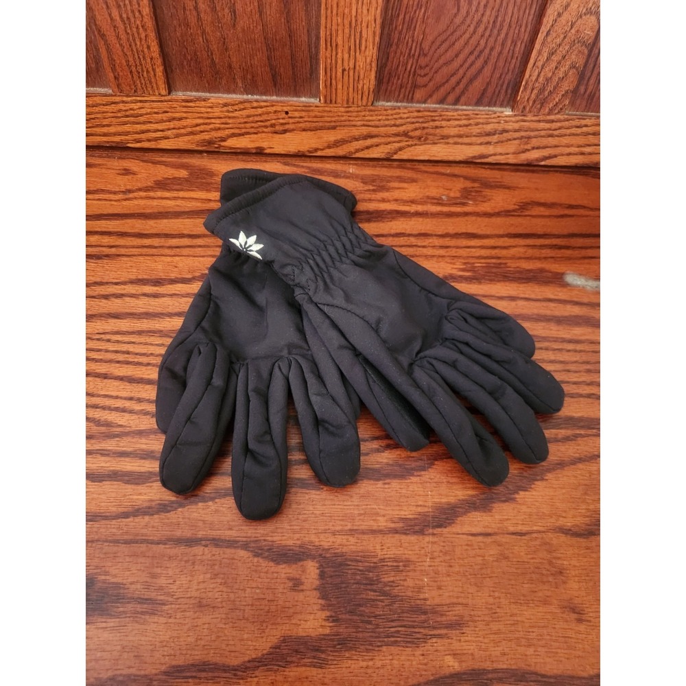 Womens REI Black Polartec Gloves Size Small Excellent Condition
